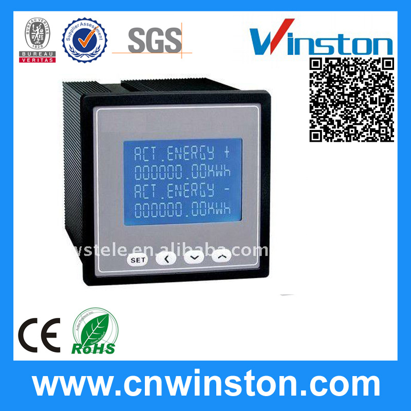 LCD Multifunctional Power Instruments Power Analyser with CE