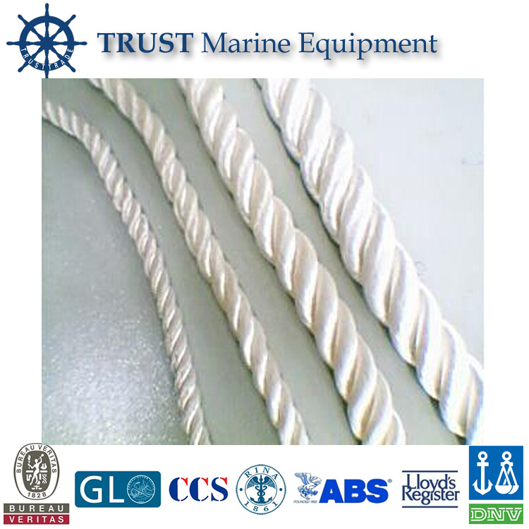 Marine Mooring 3 Strand Polyester/Cotton Braided Rope