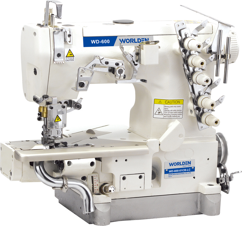 Wd-600-01CB LC High Speed Flat-Bed Interlock with Left Side Cutter