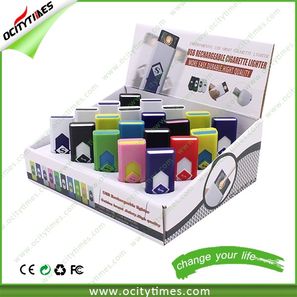 Ocitytimes Wholesale Cigarette USB Lighter/ USB Rechargeable Lighter