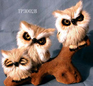 Furry Owl Toy (F101)