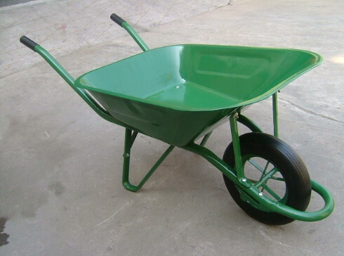 Wb6400 Hand Carts/ Iron Container Wheel Barrow