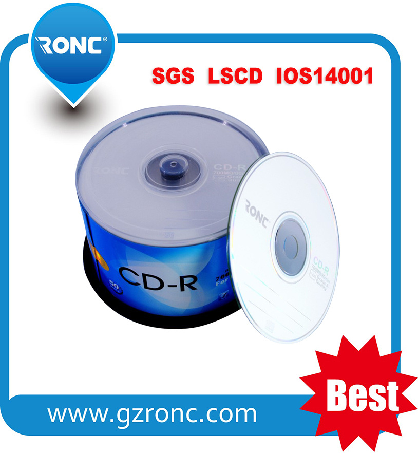 50PCS Spindle Offset Printing Blank Disc CD-R 700MB 52X