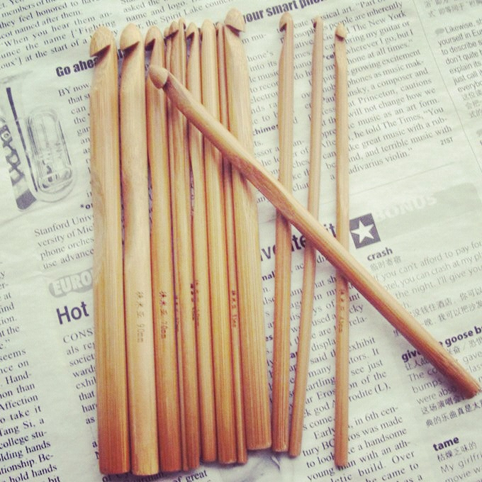 Bamboo Crochet Hooks