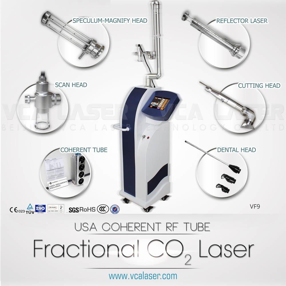 Medical CE Proof Skin Tightening Fractional CO2 Laser Device for Clinic and Salon Use