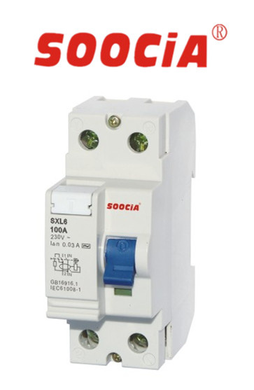 Sxl6 (F660) 2p Electronic Residual Current Circuit Breaker RCCB