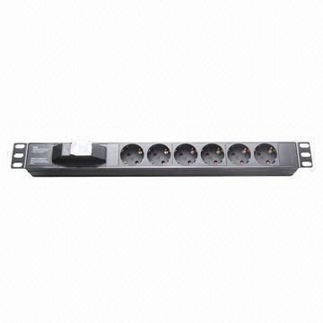 Power Distribution Unit, 6-Way Socket, 16A, 19-Inch 1u Network Cabinet Size