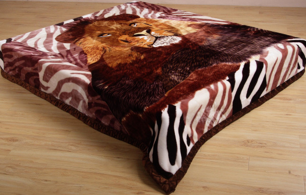 100% Polyester Printed Mink Blanket