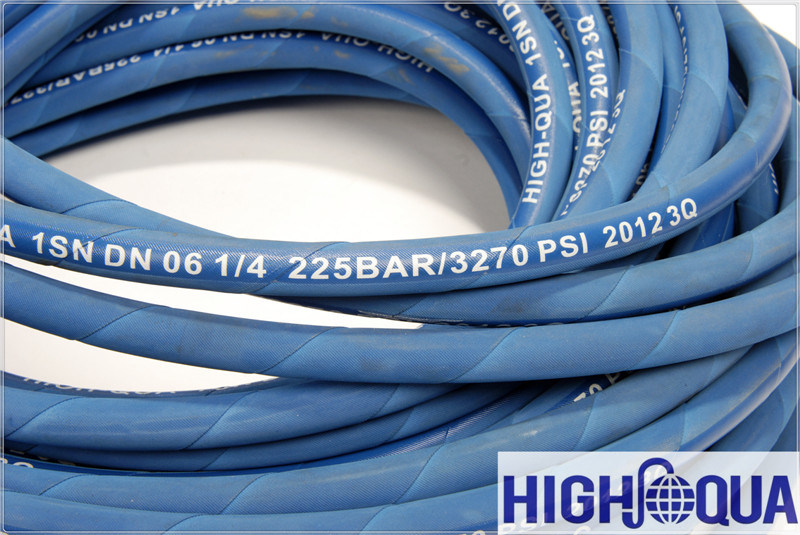 Blue Color R1at 1sn Hydraulic Hose