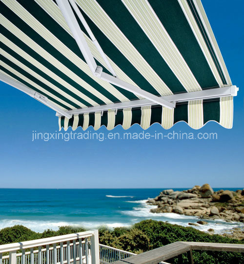 Half-Cassette Retractable Awning Sunshade Canopy with Pneumatic Rod (JX-RA4000)