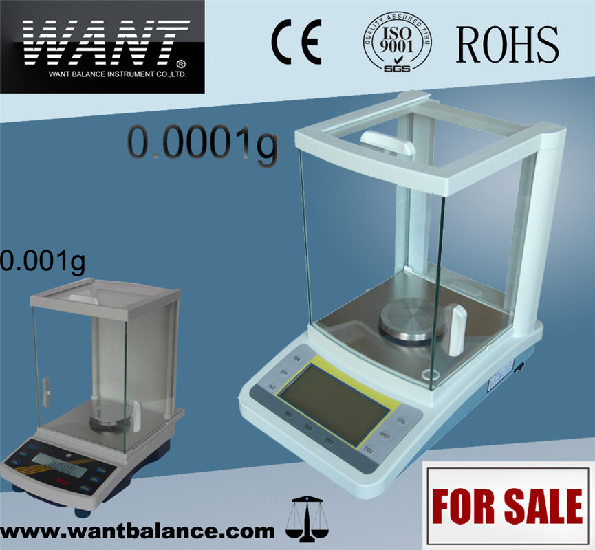 Magnetic Scale Balance Weighing (0.0001g/0.001g)