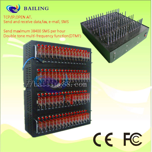 IMEI Changeable 64 Port SMS Modem Pool