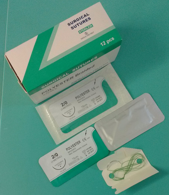 Surgical Suture---Polyester Braided