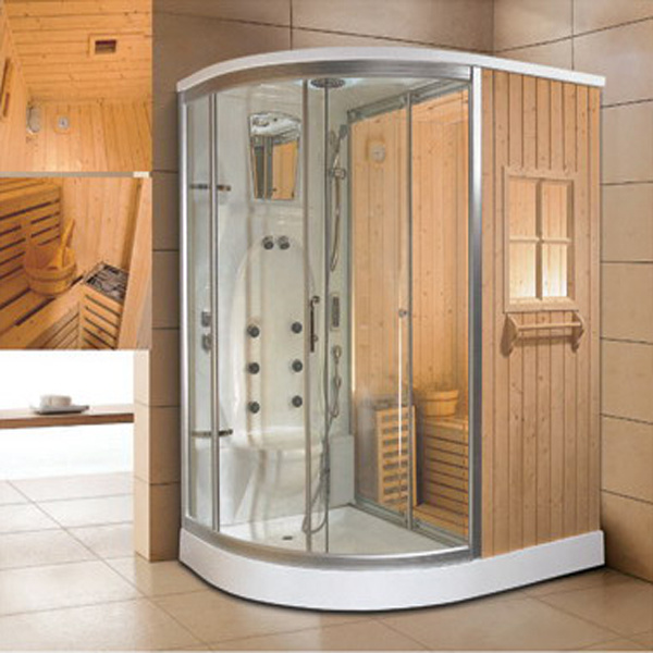 Acrylic Sauna Steam Room with Shower Room (RY-8006)