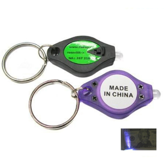 Flashing LED Key Chain with Logo Printed (3032)