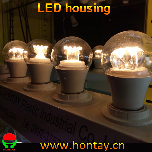 A60 LED Bulb Lamp Housing with Heat Sink