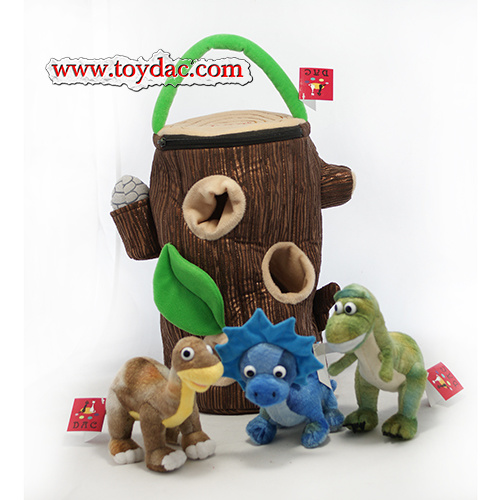 Plush Cartoon Dinosaur Tree Toy
