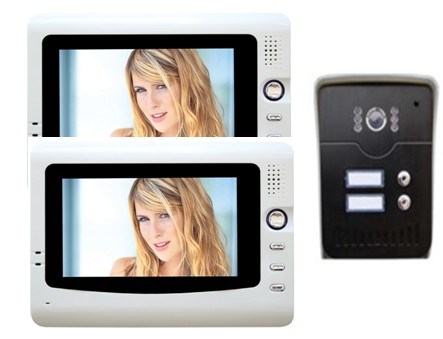 Video Door Phone Wth 2 Monitors