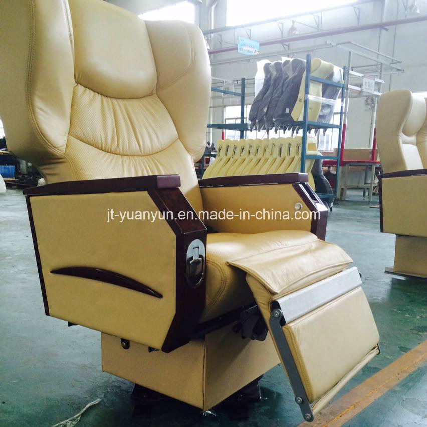 Full Leather Swivel Seat for 1 + 1 Luxury Commercial Vehicles