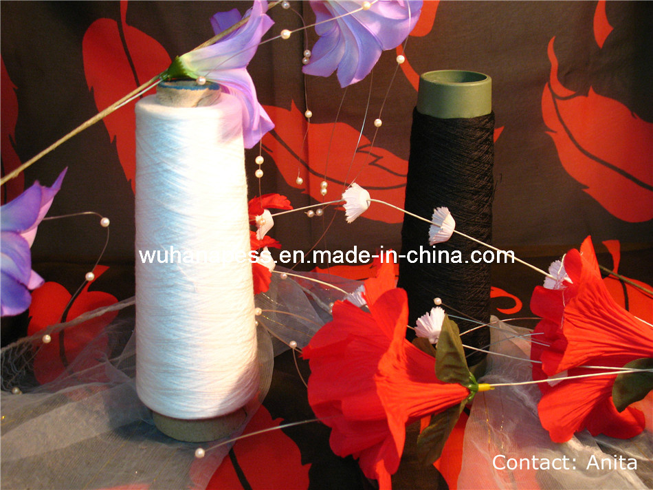 Black Polyester Spun Yarn