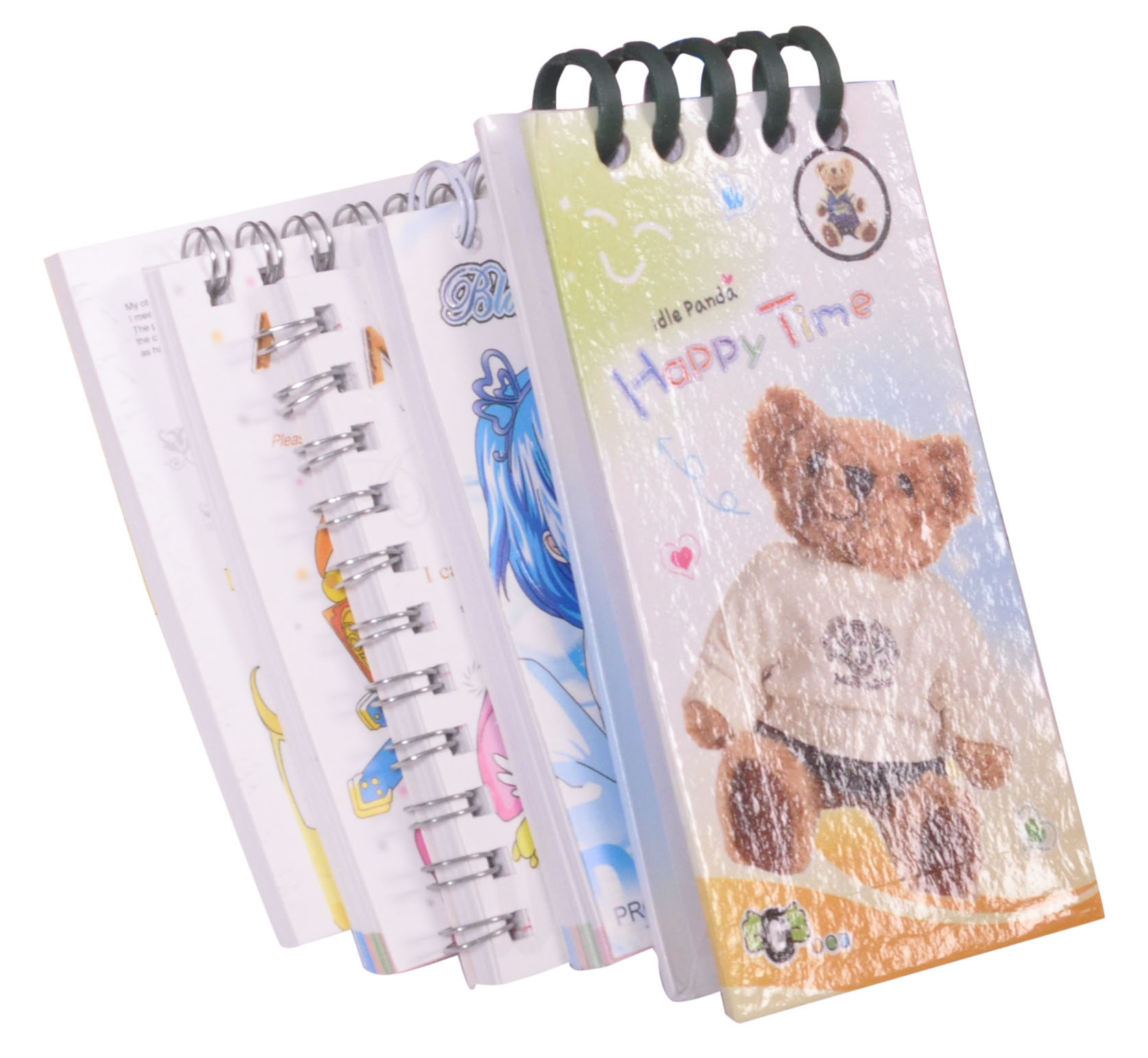 Colourful Cute Bear Spiral Bound Notebook (YY--B0047)
