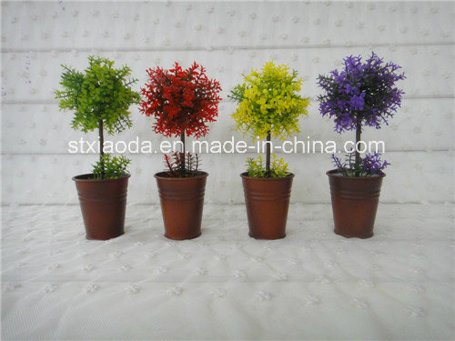 Artificial Plastic Potted Flower (XD14-18)