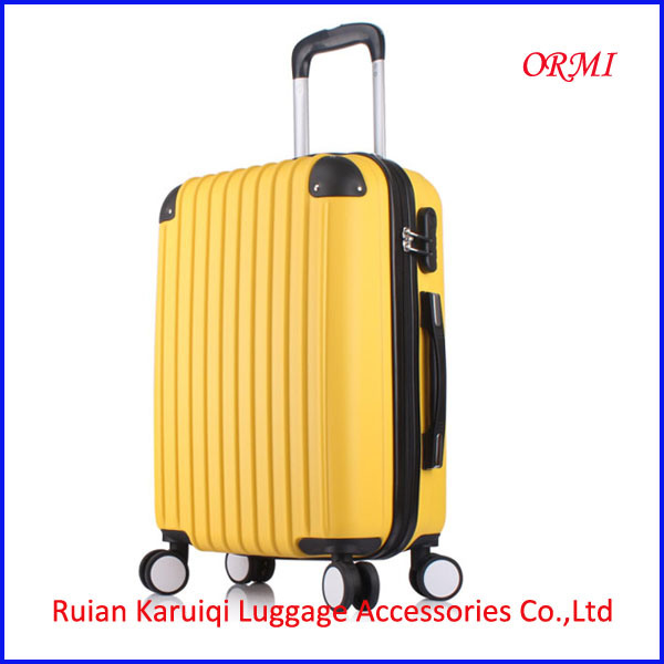Colorful Plastic Cover Urban Travel Luggage Bags
