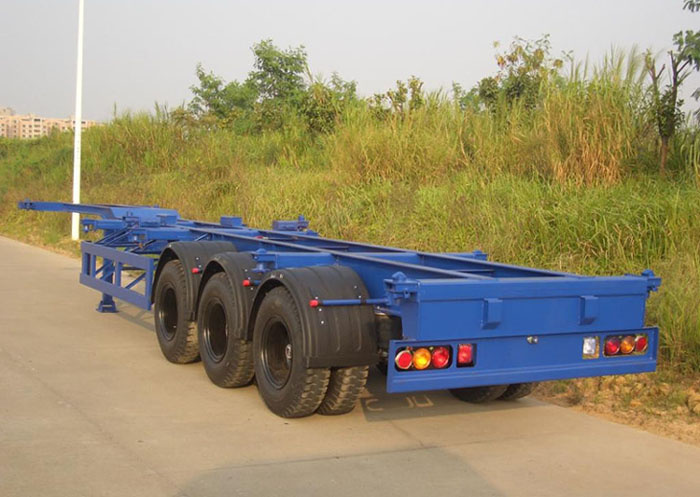 40ft 3-Axle Gooseneck Container Semi Trailer