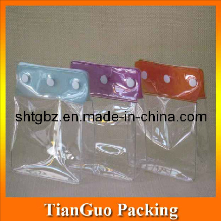 Resalable Plastic Bag with Button Closure (TG-50SH)