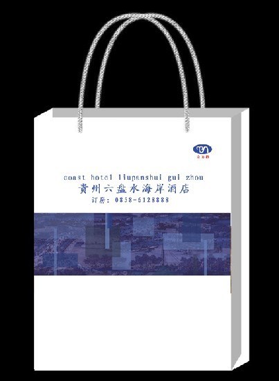 Die-Cut Plastic Shopping Carrier Bag