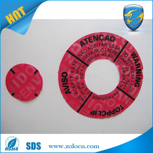 Tamper Evident Transfer Void Label