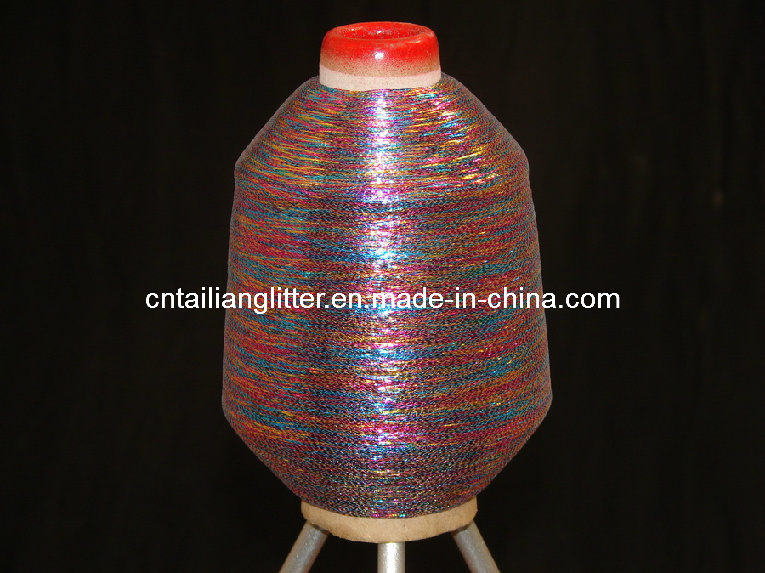 30d*2 Polyester X Type for Weaving (Multy Color) Metallic Yarn