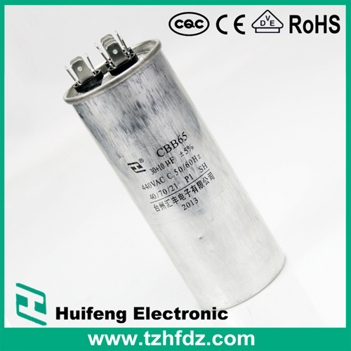 Cbb65 Capacitor AC Metallized Polypropylene Capacitor 220VAC 60UF