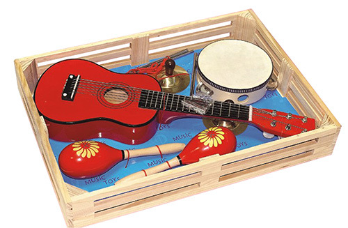 Wooden Guitar Toy Musical Instrument Set