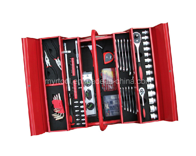 2014 Hot Selling-91PC Hand Tool Kit in Metail Case