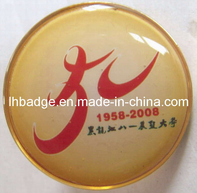 Button Badge, Epoxy Resin Badge, Custom Badge