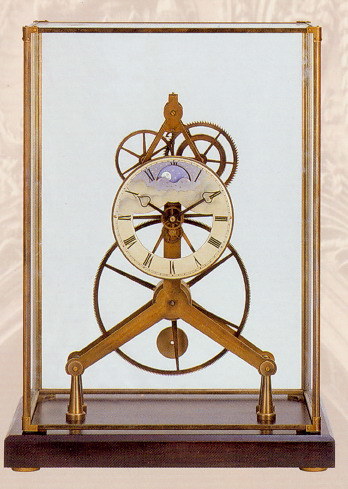 Skeleton Copper Clock (JGG01-2)