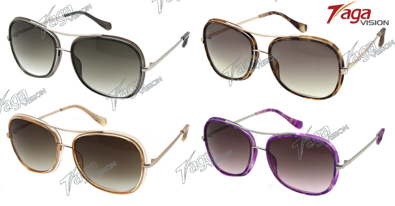 Stainless Fashion Design Eyewear Sunglasses (WS6684)