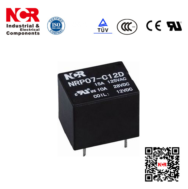 9V 0.36W PCB Relay 12A Relay (NRP07)