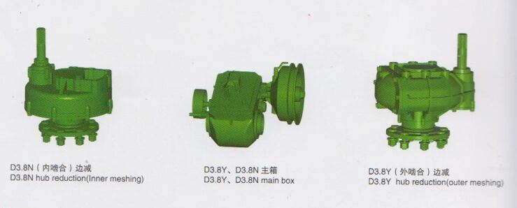 D3.8y, D3.8n Drive Axle for Agriculture Machinery