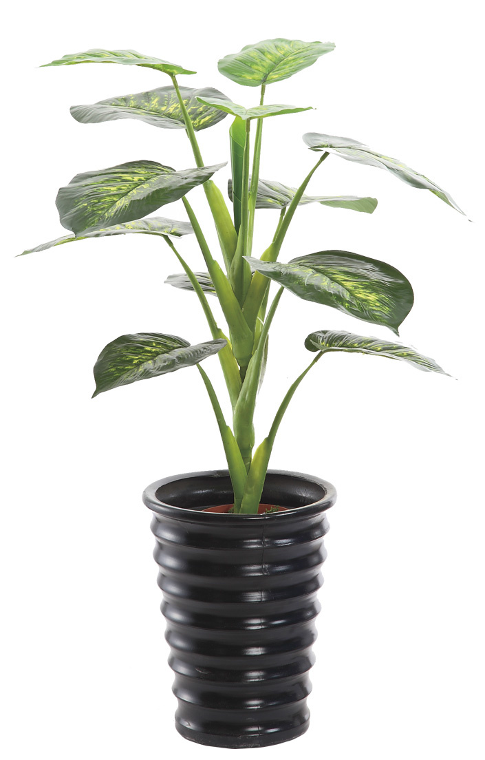 USD$2.83/PC High Quality Single Stem 12 Leaf Green Leaf Tree (70cm height)