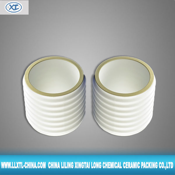 Big Diameter Metallized Ceramic Part Metallizing Ceramic Tube (XTL-CVI27)