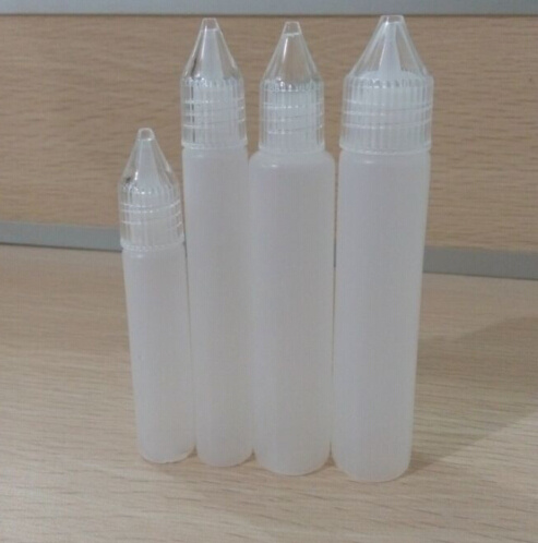ISO9001 10ml 15ml 30ml Unicorn Bottles with Slender Tip