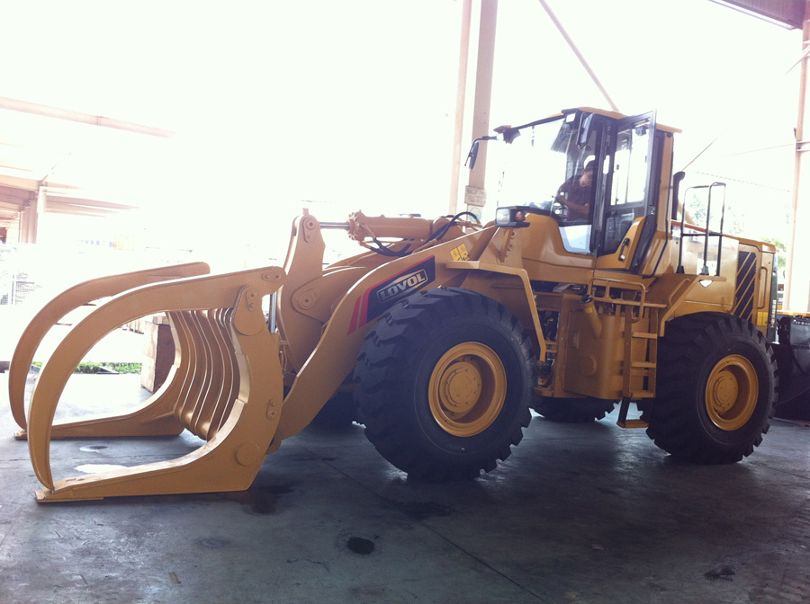 Wheel Loader with Log Fork (ETX956LF)