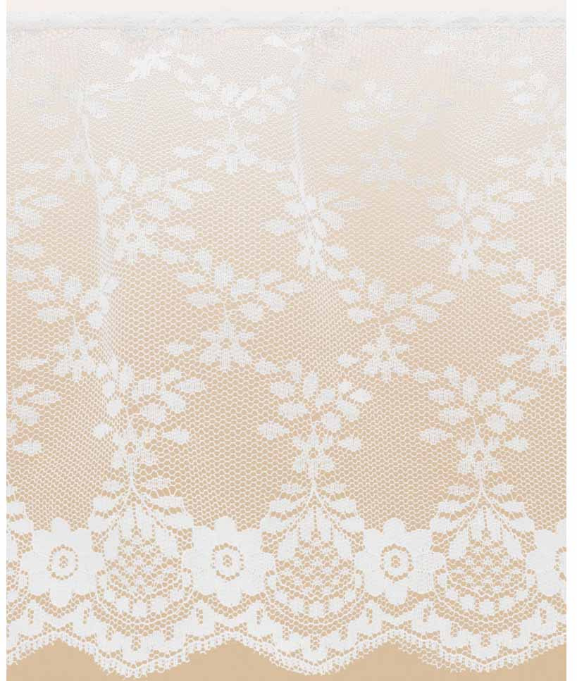Vertical Lace in White