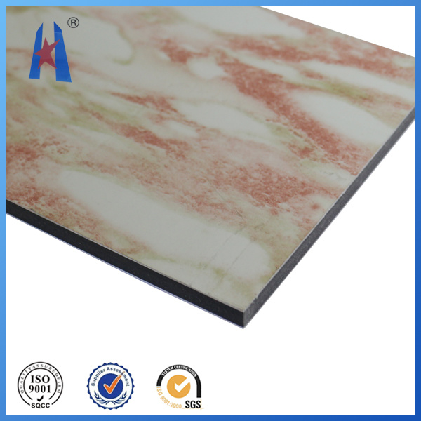 India Red ACP Aluminum Composite Panel Material