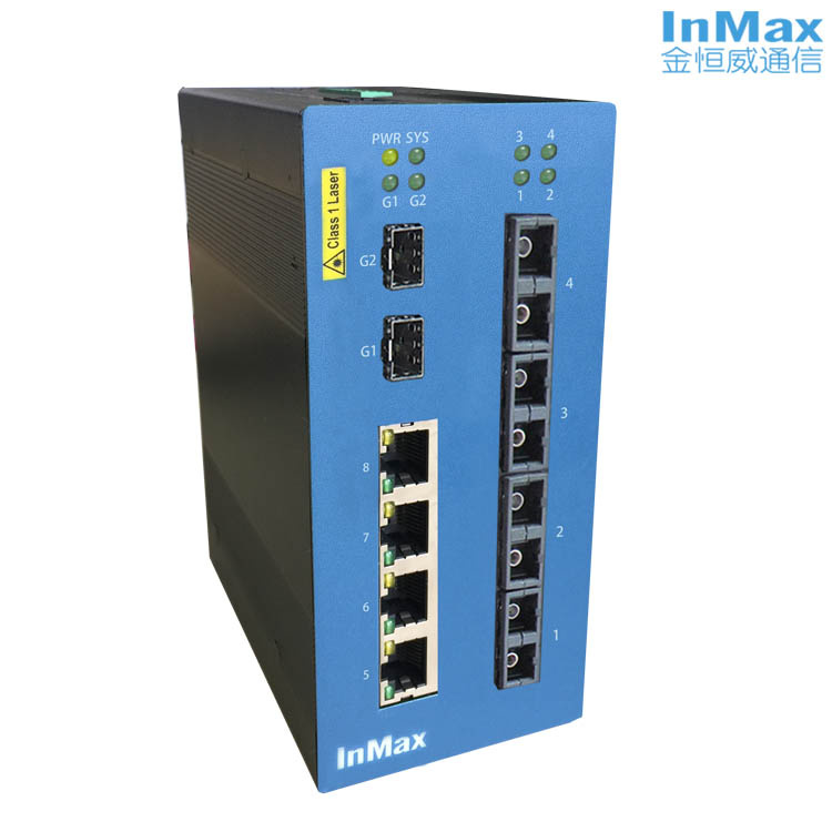 Inmax I610b 4+4+2g Managed Industrial Ethernet Switch