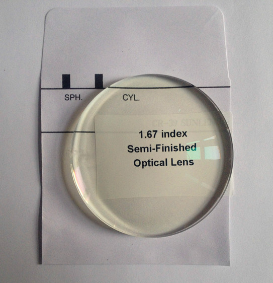 1.67 Semi-Finished Optical Lens