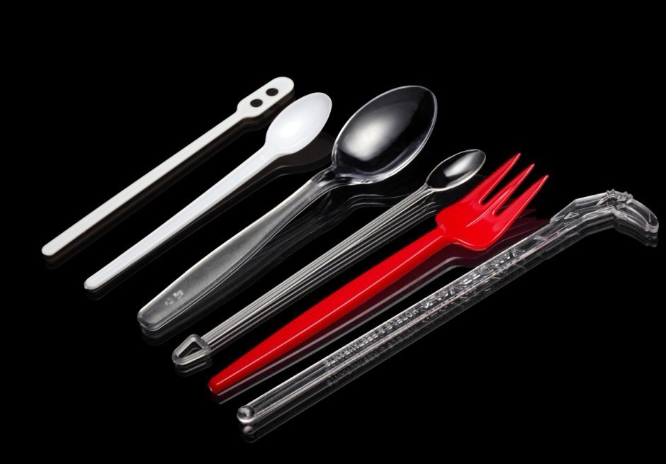 Plastic Tableware Promotional Cutlery Set in Home or Party