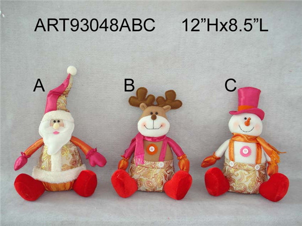 New Style Christmas Santa/Deer/Snowman Dolls